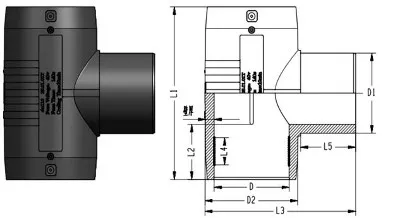 Electrofusion Reducing Tee Fittings Electrofusion Reducing Tee Fittings